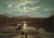 Washington Allston Moonlit Landscape France oil painting reproduction